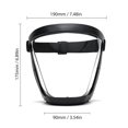 thumbnail image 3 of TFixol Full Face Shield Clear Protector facial Cover Anti Fog TFixol Escudo protector, 3 of 6