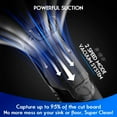 thumbnail image 5 of Rechargeable Vacuum Beard Trimmer for Men - IPX6 Waterproof, Adjustable Length Combs (1-25mm), Cordless Stubble & Mustache Trimmer - Black, 5 of 7