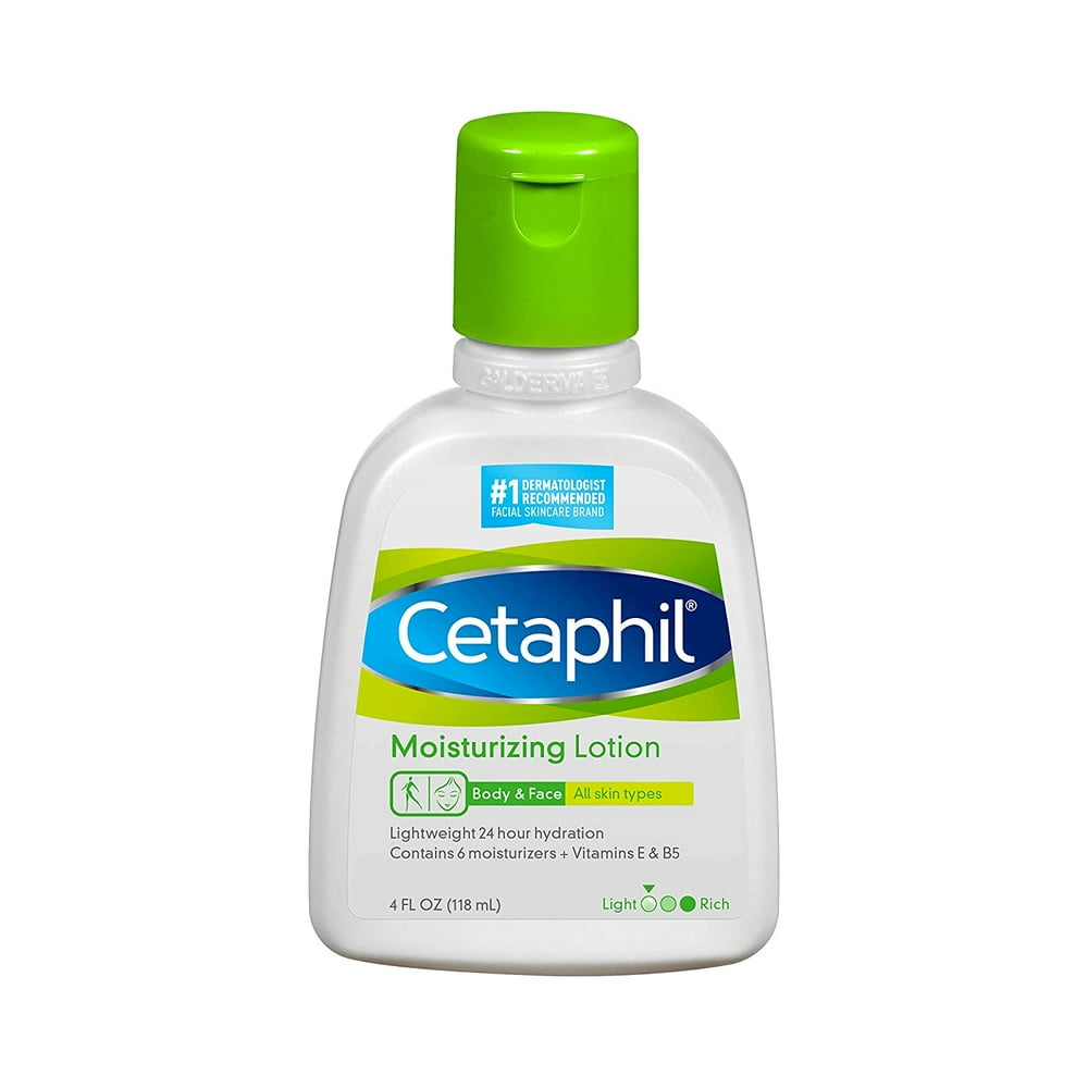 Cetaphil Fragrance Free Moisturizing Lotion, 4 Fl Oz (Pack of 3)