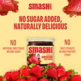 thumbnail image 4 of Smash Foods, Strawberry Jam, No Sugar Added, Low-Calorie, Vegan (1 Jar), 4 of 7