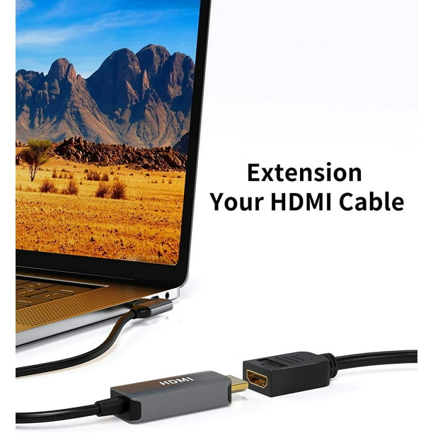 Basics HDMI A to DVI Adapter Cable, Bi-Directional 1080p, Gold  Plated, Black, 6 Feet, 1-Pack For Television