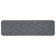 thumbnail image 5 of Winter Carpet Stair for Wooden Steps Indoor 15 Pack 8" X 30" Non Carpet Stair with Reusable Adhesive for Kids Elders and Dogs Polyester Backing Stair Runner Rugs，Dark Grey Winter Rug for Entrance Sno, 5 of 5