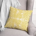 thumbnail image 3 of Creative Products Yellow Distressed Chevron Diamond 18x18 Indoor / Outdoor Pillow, 3 of 3