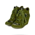 thumbnail image 5 of Breckelles BA49 Women Suede Lace Up Fashion Wedge Sneaker, 5 of 5