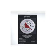 Artsi2 PC Wool Felt Kit Cardinal Dogwood Hooped