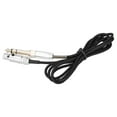 thumbnail image 4 of Cable de audio para auriculares, cable de audio de 6,35 mm/3,5 mm a mini XLR para cable auxiliar de auriculares, salida de alta intensidad, 4 of 12