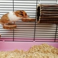 thumbnail image 4 of Whigetiy Pet Small Animal Wooden Tunnel Guinea Pig Hideout for Play Tube Toys for Dwarf Rabbits Hideaway Bedding for Chinchilla, 4 of 9