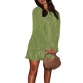 thumbnail image 4 of POINTERTECK Robe Chic pour Femmes avec Manches Longues et Encolure, 4 of 9