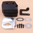 thumbnail image 2 of Exhaust Muffler Deflector Kit Fit Husqvarna 61 268 272 272XP 268K 272S Ported, 2 of 6
