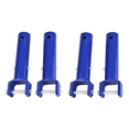 thumbnail image 1 of Swimming Pool Vacuum Handles Pool Cleaning Tool Replacement Accessories with V-Shaped Clip 4 Pack, 1 of 7