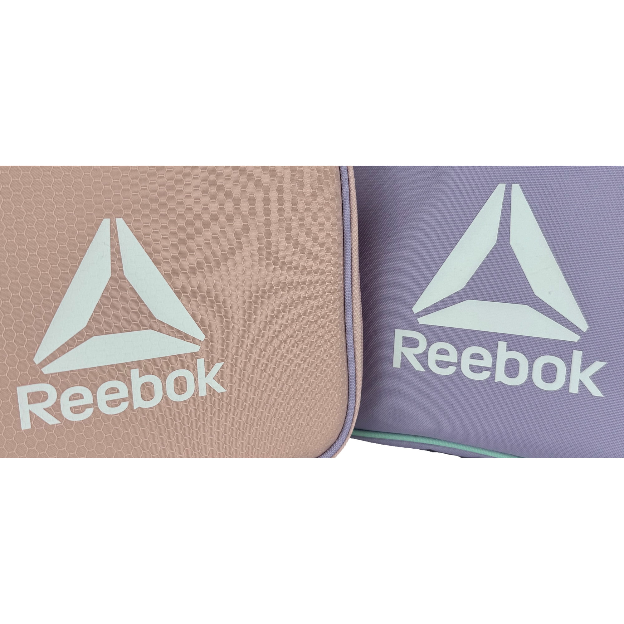 Reebok Girls' Riley 17" Laptop Backpack with Lunch Box Set, 2-Piece, Lavender
