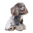 thumbnail image 4 of Moocorvic Dog Pajamas Clothes for Small Dogs Boy Girl, Soft Pet One-Pieces Suits Outfits for Dog Cat(Gray,M), 4 of 8