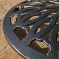 thumbnail image 6 of Noble House Hannah Modern Outdoor Iron Shiny Copper Cast Bar Table, 6 of 10