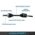 thumbnail image 2 of Bodeman Front Left CV Axle Half-Shaft Assembly for Ford Probe, Mazda 626, MX-6-2.0L Auto Trans/ Auto-Trans. Only, 2 of 7