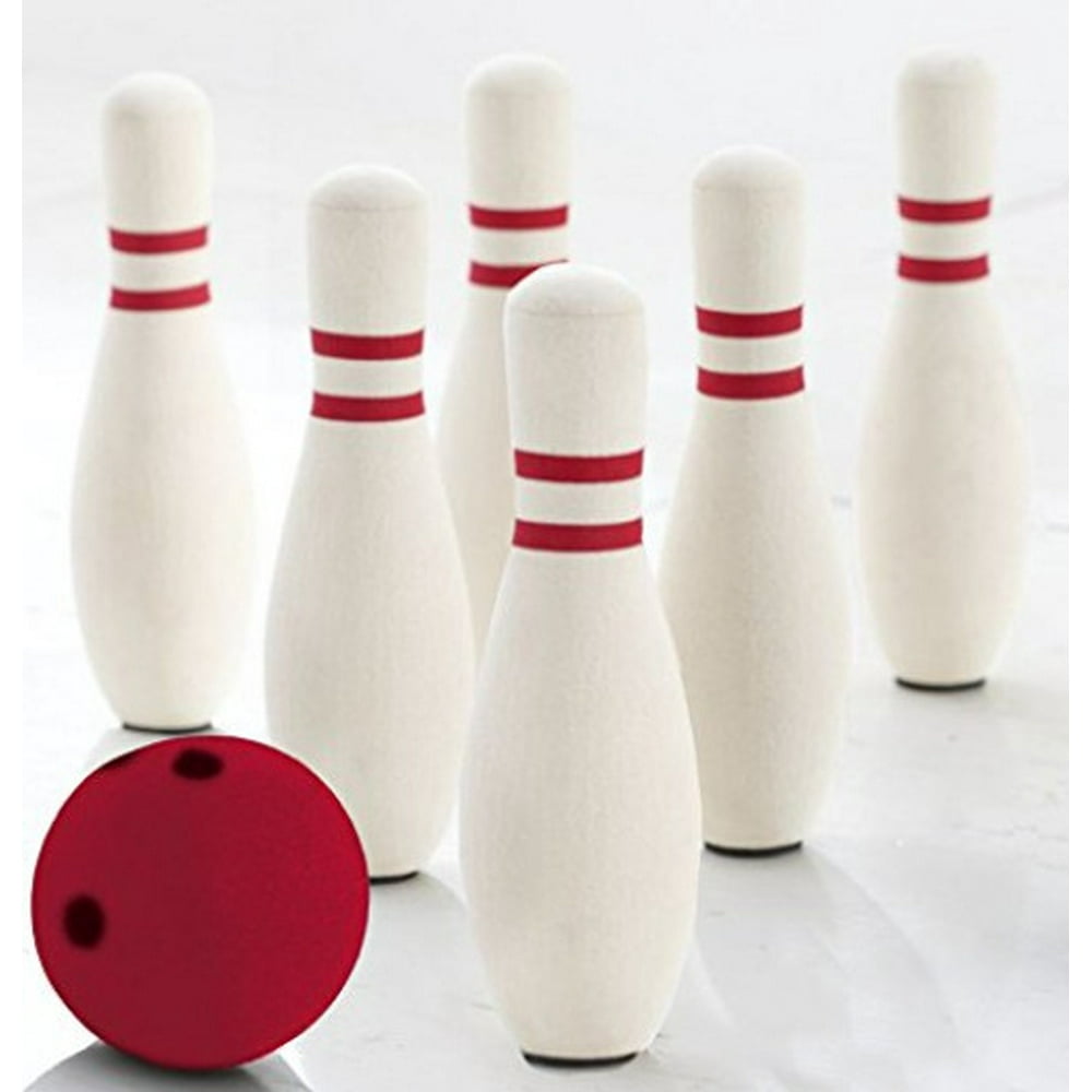 KOVOT Foam Bowling Set Includes (6) KidSafe Junior Rubber Foam Pins