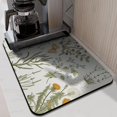 thumbnail image 2 of Washable Rubber Multicolored Flower Leaves Dish Drying Mats for Kitchen Counter Home Large Coffee Bar Pad Accessories and Decor for Utensils Stemware 18''x24'', 2 of 7