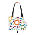 thumbnail image 2 of Dog Sling Carrier, Small Dog/Cat Soft Side Carrier Tote Bag for Subway/Shopping/Hiking/Travel-Creative Ring Circle Pattern, 2 of 8