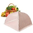 thumbnail image 5 of Paraguas antimoscas para platos de comida de malla plegable para cocina (café) Likrtyny Libre de BPA, 5 of 5