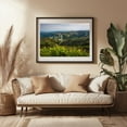 thumbnail image 3 of Yellow Flowers from Mount Soledad - La Jolla California Photography Black Framed Wall Art Print 12 x 18 inches, 3 of 4