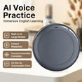 thumbnail image 2 of AI Translator Device with 165 Languages, Smart Wearable Translation Device for Spanish English Practice, Real-time Language Learning Companion, Gray, 2 of 10