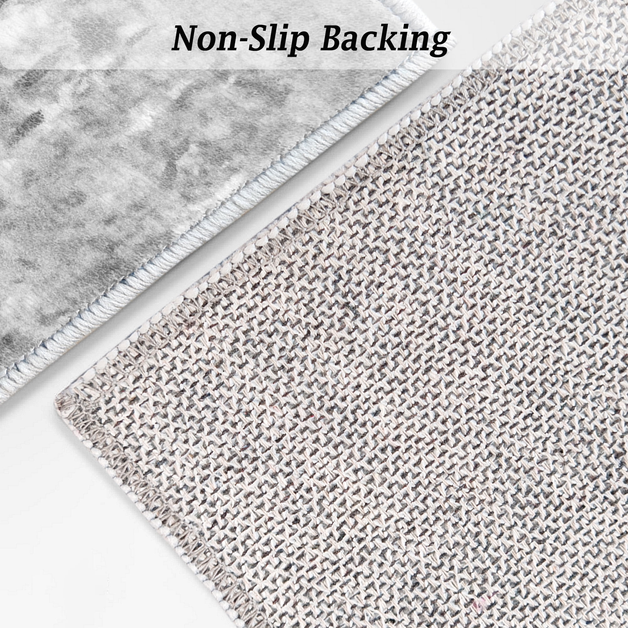 Artnice 8x10 Rugs for Living Room, Modern Abstract Area Rugs, Non Slip Washable Rugs Indoor Distressed Carpet Mats for Home Decor, Gray
