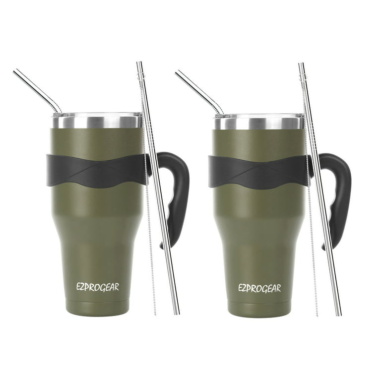  2 Pack 40oz Sublimation Tumbler With Handle And Straw
