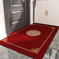 thumbnail image 3 of Alfombra de entrada al aire libre con estampado de estilo chino, alfombra decorativa lavable, alfombra antideslizante, fácil de limpiar, felpudo resistente a las arrugas, 3 of 5