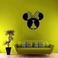 thumbnail image 3 of Polka Dot Ribbon Cartoon Characters Wall Art Vinyl Sticker Design Decal Girls Kids Bedroom Nursery Kindergarten Fun Home Children Room Decor Sticker Wall Art Vinyl Decor Size (30x27 inch), 3 of 3