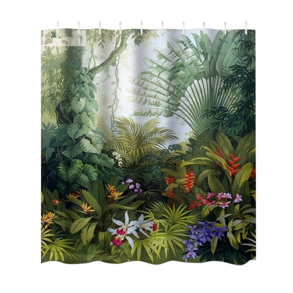 71x71IN Bathroom Shower Curtain Nature Bathroom Curtain Basics Bathroom Shower Curtain Country Boho Farmhouse Bath Decor Wrinkle and Rust Resistant for Tub and Shower, Home Decor Accessories