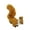 Brown, variant on Simulated Plush Squirrels Stuffed Plush Figure Artificial Fake Tree Ornamentation Lovely Accent for Home Display