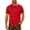 Red, variant on Men's Classic Polo Shirt Short Sleeve Traditional Front Button Loose Fit Casual Summer Top