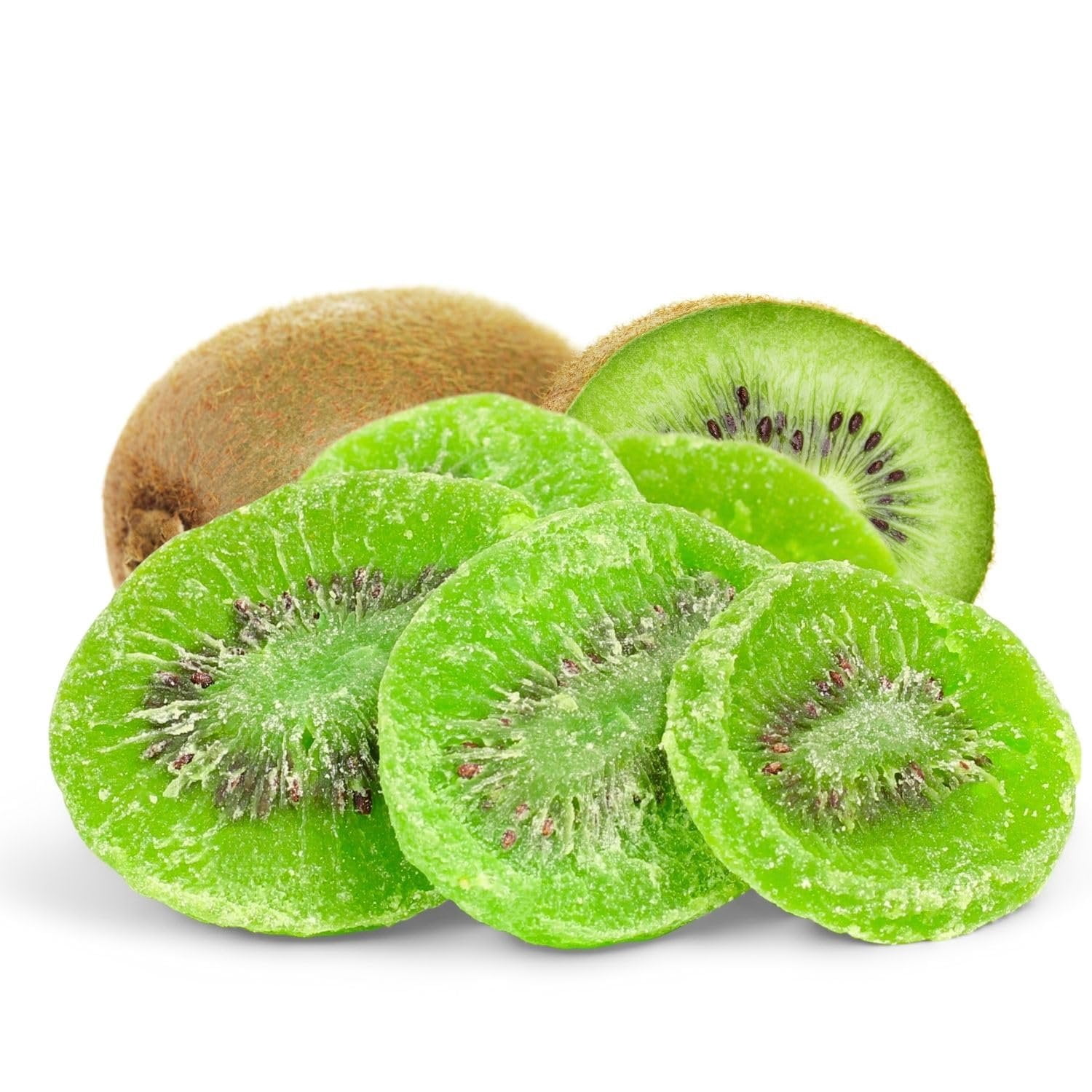 Dried Kiwi Slices by It's Delish, 32 OZ Jumbo Container  Sweetened Dry Fruits with Sugar Added - Sweet Kiwis Snack, Healthy Snacks Food Bulk Dried Fruit  Vegan, Kosher Certified