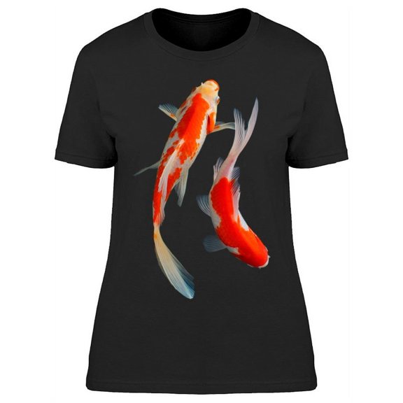 Swimming Pair Of Koi Fish T-Shirt Women -Image by Shutterstock, Female Small