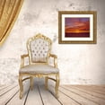 thumbnail image 3 of Terrill, Steve 18x15 Gold Ornate Wood Framed with Double Matting Museum Art Print Titled - Sunset over the ocean from Cape Perpetua, OR, USA, 3 of 4