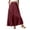 RD1, variant on Women’s Pleated Panel A-Line Maxi Skirt High Elastic Waist Flowy Long Skirt, Elegant Tiered Ruffle Skirt Navy M
