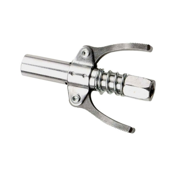 Acoplador doble mango Puntas de engrase de 10000 PSI Acoplador de engrase de bloqueo rápido para excavadoras Ejes de transmisión de protección DYNWAVEMX Acoplador de grasa