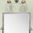 thumbnail image 4 of TEHOME Brushed Nickel Metal Framed Pivot Rectangle Bathroom Mirror 20x24", 4 of 8
