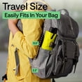 thumbnail image 5 of GORILLA GRIP Wind and Tear Resistant Compact Rain Umbrella, 11.5 inch Compact Size, Yellow, 5 of 8