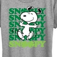 thumbnail image 3 of Peanuts - Snoopy Clover Dance - Women's Short Sleeve Graphic T-Shirt, 3 of 6