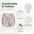 thumbnail image 4 of Bixox Women's Passport Stamp pattern 2 in 1 Running Shorts - Lightweight Athletic Workout Gym Yoga Shorts Liner with Pockets - Small, 4 of 7