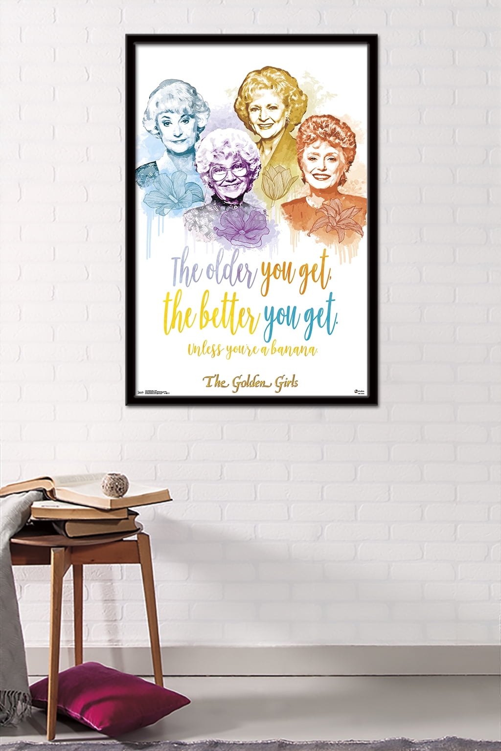 The Golden Girls - Older Wall Poster, 22.375" x 34", Framed