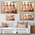 thumbnail image 4 of Designart "Balletic Elegance in Pink II" Fashion Framed Wall Art - Modern Pink Dance Entryway Framed Wall Art, 4 of 6