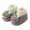 Grey-a, variant on Newborn Baby Booties Winter Warm House Slippers Infant Girls Boys Cotton Knit Indoor Walking Shoes Boots