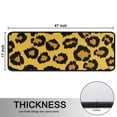 thumbnail image 5 of Kitchen Rugs Sets Of 2,Yellow and Black Of Leopard Print Anti Fatigue Kitchen Mat Rugs Non Slip Washable,Decorative Kitchen Floor Mats for Kitchen,Sink,Laundry,17"x47"+17"x47", 5 of 5