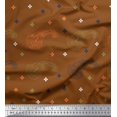 thumbnail image 1 of Soimoi Rayon Fabric Paisley & Jamdani Print Sewing Fabric Yard 42 Inch Wide, 1 of 2
