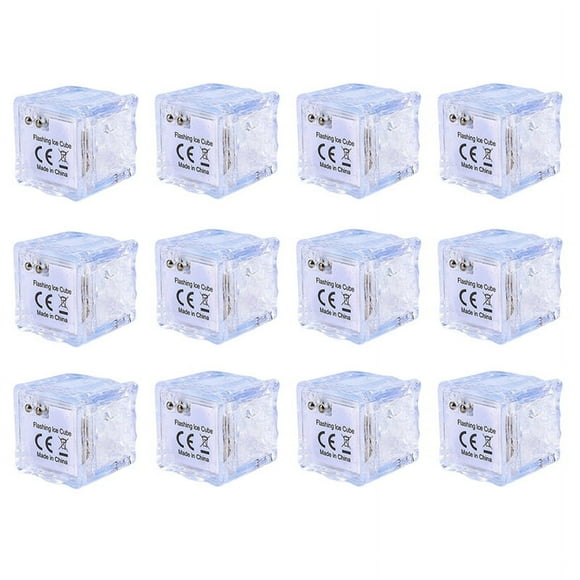 Waterproof LED , 12Pcs Multi Color Flashing Glow in the Dark LED Light Glowinthedark for Drinking