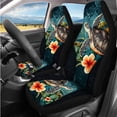thumbnail image 2 of Uorisanigo Vintage Turtle 14 Pack Cars Seat Covers Car Steering Wheel Cover and Headrest Cover Auto Console Cover Cars Seat Belt Pad Cover and Keychain Soft Comfortable Fit Most Car SUV, 2 of 6