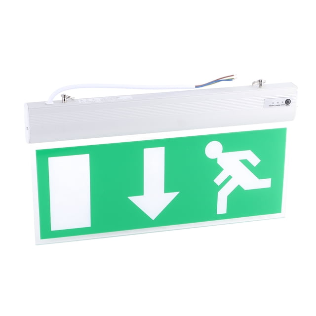 Luz de Señal de Salida de Emergencia Señales de Salida Eléctricas PMMC Tablero Acrílico