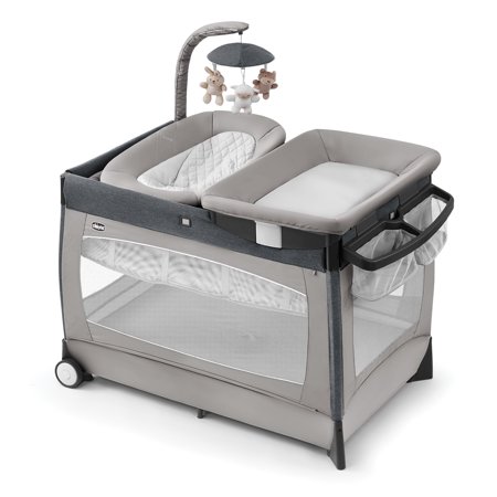 Chicco Lullaby Baby Playard - Nottingham (Grey)