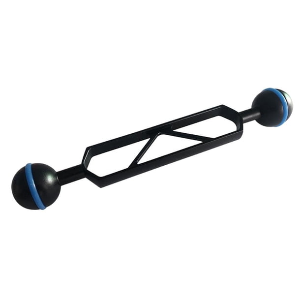 Sistema de extensión de caja de cámara de 6 '' con de bo doble de aleación de aluminio Baoblaze Adaptador de brazo de luz de buceo